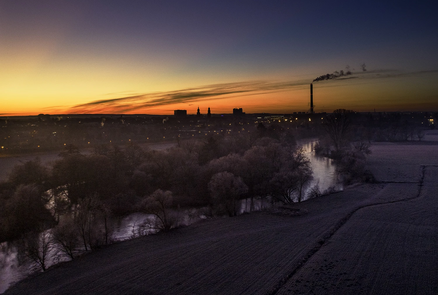 Februar/Regnitz bei Alterlangen