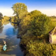 Paddelboarding auf der Regnitz
